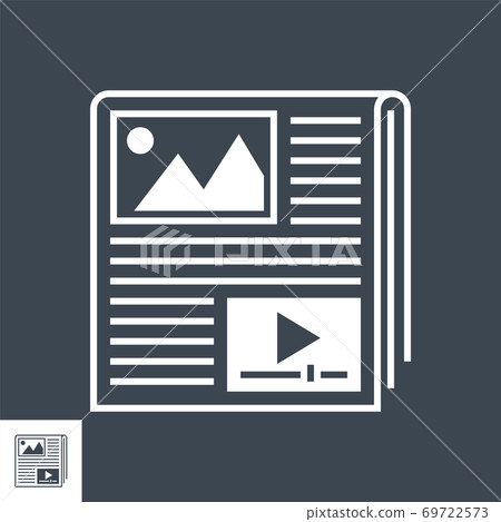 Content Vector Glyph Icon Content Vector Glyph Icon 69722573