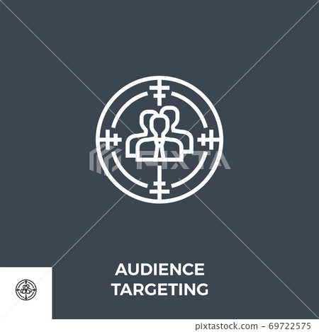 Audience Targeting Icon Vector. Audience Targeting Icon Vector. 69722575