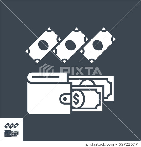 Expenses Vector Glyph Icon Expenses Vector Glyph Icon 69722577
