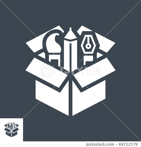 Creative Package Vector Glyph Icon Creative Package Vector Glyph Icon 69722579