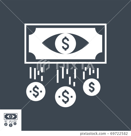 Cost Per Impression Vector Glyph Icon Cost Per Impression Vector Glyph Icon 69722582