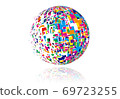 插圖球體圖像 69723255