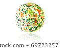 插圖球體圖像 69723257
