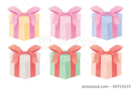 圖組的彩色禮品盒 69724235