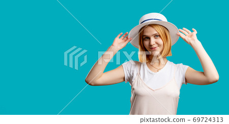 holiday tour summer accessories pretty woman hat holiday tour summer accessories pretty woman hat 69724313
