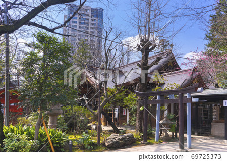 [東京愛宕市]鳥居，是在東京供奉著愛宕神社的太郎房的最後一座神社 69725373