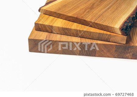 set of cutting boards close-up on a white background 69727468
