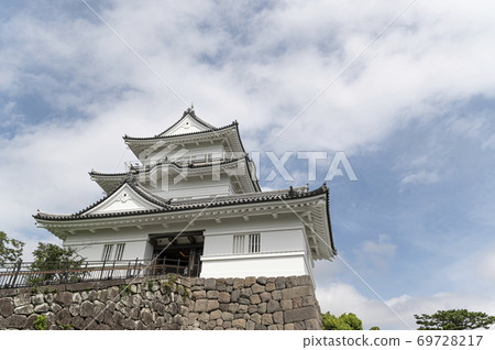 Odawara Castle castle tower and sky Odawara Castle castle tower and sky 69728217