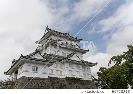 Odawara Castle castle tower and sky Odawara Castle castle tower and sky 69728218