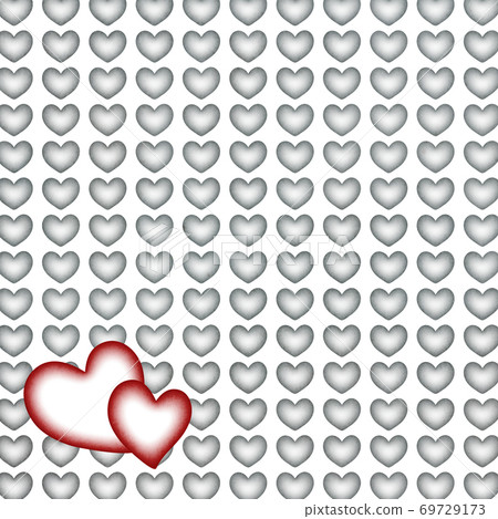 Download Heart Motif Parts Background Material Stock Illustration 69729173 Pixta