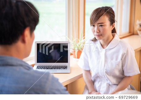 亞洲護士向男性患者道歉 69729669