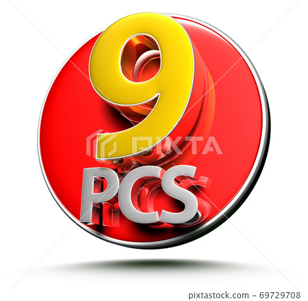9 PCS 3d. 9 PCS 3d. 69729708