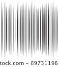 Comic horizontal speed lines background 69731196