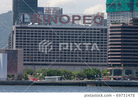 10 July 2007 the Kowloon Waterfront Promenade at hong kong 69731478