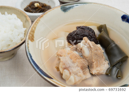 Soki soup set meal Soki soup set meal 69731692