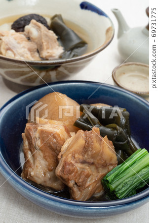 Soki and radish simmered soki soup Okinawan cuisine 69731775