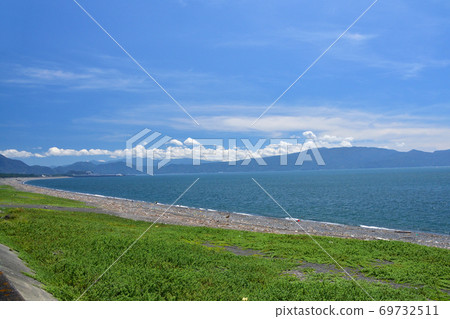 沼津市千本松原和駿河灣的風景 69732511