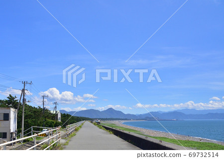 沼津市千本松原和駿河灣的風景 69732514