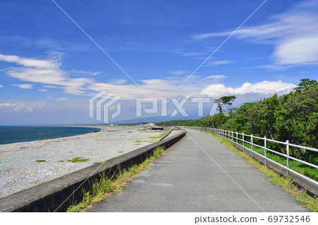 沼津市千本松原和駿河灣的風景 69732546