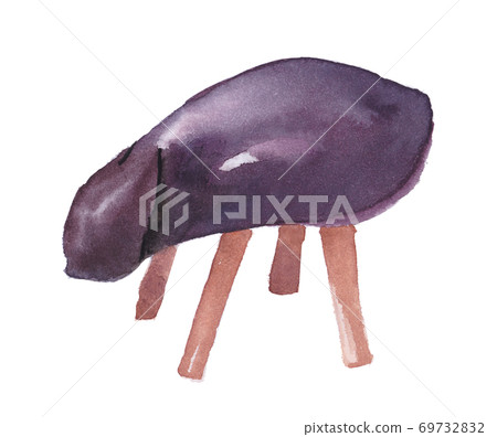 精神馬茄子水彩材料 精神馬茄子水彩材料 69732832