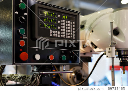 control panel of CNC drilling and milling center control panel of CNC drilling and milling center 69733465