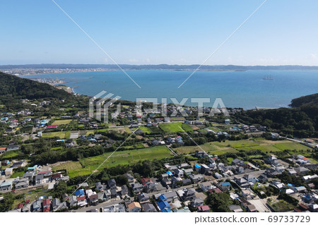 富浦海岸富浦新港無人機航拍 照片素材 圖片 圖庫