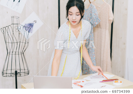 Woman fashion design Woman fashion design 69734399