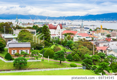 Hakodate Motomachi Churches and Hakodate Port Hakodate Motomachi Churches and Hakodate Port 69734545