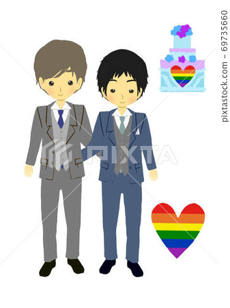 LGBT same-sex marriage couple gay LGBT same-sex marriage couple gay 69735660