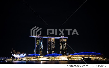 濱海灣夜景 濱海灣夜景 69735857