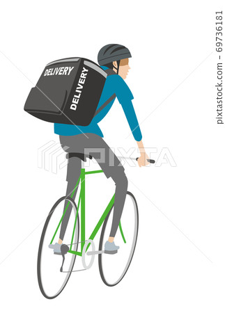 Bicycle Man_Food Delivery 69736181