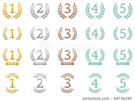 Vector illustration of ranking icon Vector illustration of ranking icon 69736280
