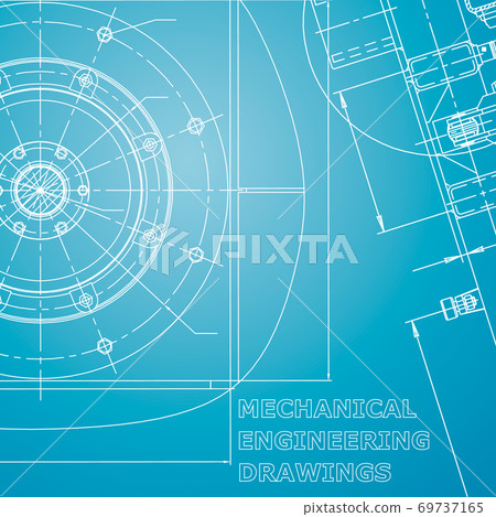 Blueprint, Sketch. Vector engineering illustration. Cover, flyer, banner, background Blueprint, Sketch. Vector engineering illustration. Cover, flyer, banner, background 69737165
