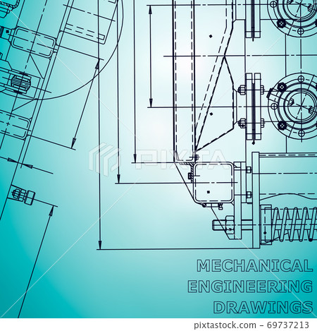 Blueprint, Sketch. Vector engineering illustration. Cover, flyer, banner, background Blueprint, Sketch. Vector engineering illustration. Cover, flyer, banner, background 69737213