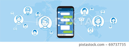 社群媒體 SNS 社交網絡 69737735