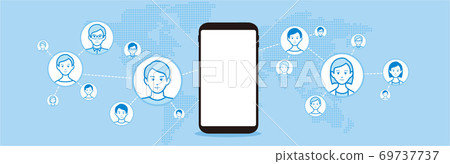 社群媒體 SNS 社交網絡 69737737