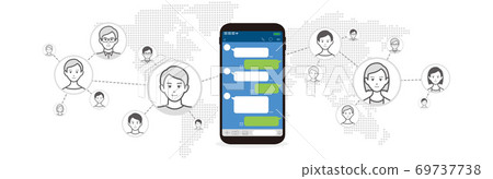 社群媒體 SNS 社交網絡 69737738