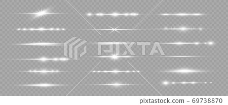 White horizontal line. White horizontal line. 69738870