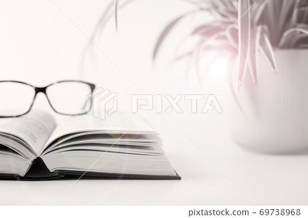 Open book, home office concept Open book, home office concept 69738968