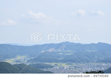 View from the summit of Tochigi 69739389