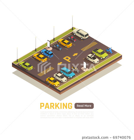 Parking Isometric View  69740076