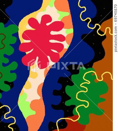 Ameba-like pattern Ameba-like pattern 69740870
