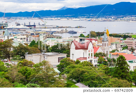 Hakodate Motomachi Churches and Hakodate Port 69742809