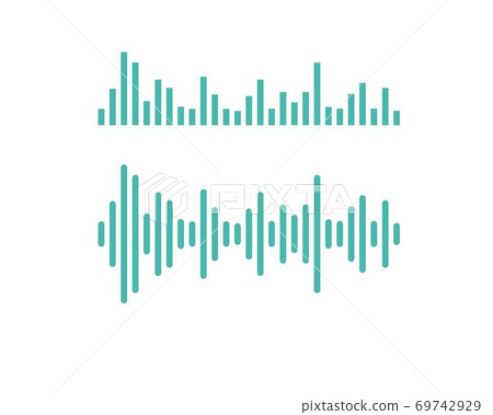 sound wave ilustration vector sound wave ilustration vector 69742929
