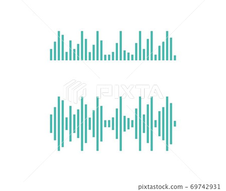 sound wave ilustration vector sound wave ilustration vector 69742931