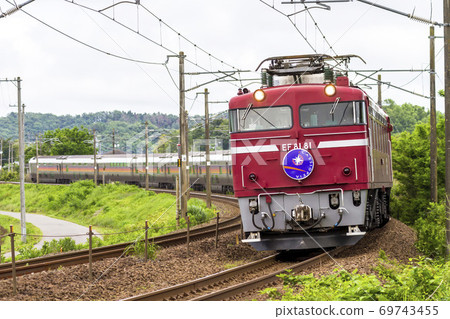 Cassiopeia running on a curve EF81 Ogawara Town, Miyagi Prefecture 69743455