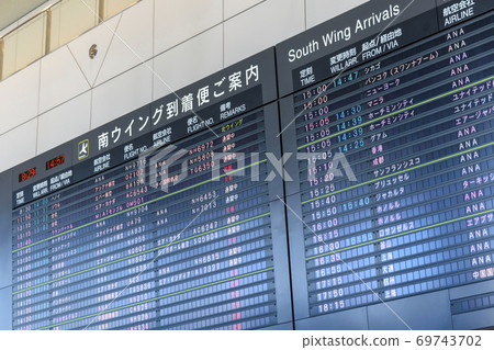Narita Airport Terminal 1 Building Electric Bulletin Board 69743702