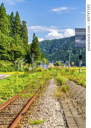 福島縣多見町懸鐵鐵路多見站的風景 69745385