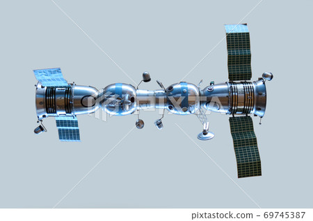 Model of connected space ships Soyuz 4 and Soyuz 5 69745387