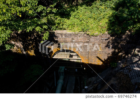 2 Dec 2007 the old tunnel of the KCRC train hong kong 69746274